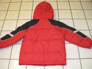 NWT BOYS PROTECTION SYSTEM RED AND BLACK BUBBLE JACKET SIZE 14 16 #30 