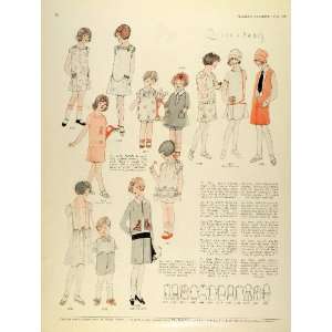  1927 Print McCalls Fashion Patterns Paris Parisian 