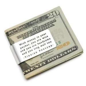  Yiddish Proverb Money Clip Music