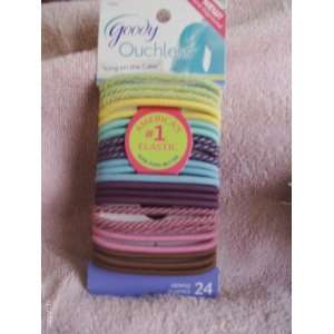  Goody Ouchless Icing on the Cake Thick Gentle Elastics 24 