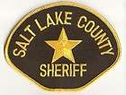 Salt Lake County Sheriff Utah old style patch