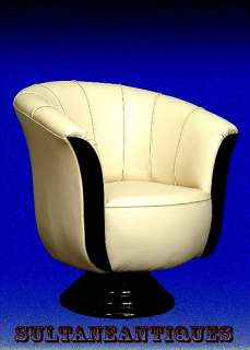 FABULOUS!! PAIR of Tulip Art Deco style chairs  