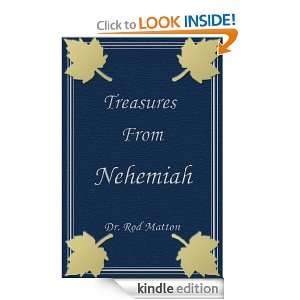 Treasures from Nehemiah (Mattoons Treasures): Rod Mattoon:  