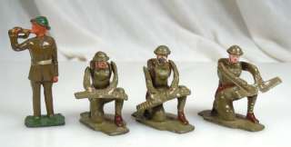 Vintage Cast Metal or Lead Soldier Figurines  