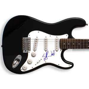   Wood LOTR Autographed Signed Guitar & Proof UACC RD 