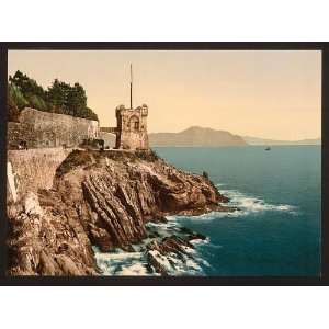 The tower, Nervi, Genoa, Italy 