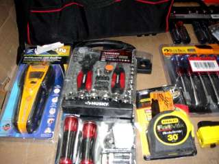 WHOLESALE LOT ASSORTED HAND TOOLS AND TOOL ACCESSORIES  