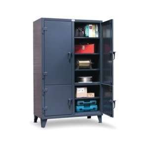  STRONG HOLD Four Compartment Storage Cabinets   Dark gray 