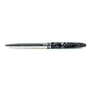 Fitz and Floyd The Write Style Writing Pen with Glass Handle, Black 