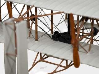 Wright Flyer Kitty Hawk Wood Desktop Airplane Model  