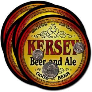  Kersey , CO Beer & Ale Coasters   4pk 
