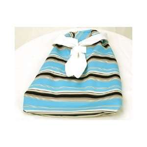  Wide Striped Knit Top Dog Shirt with Tie (Large): Kitchen 