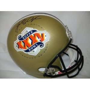  Jonathan Ogden Autographed Helmet   SB35 Full Size Sports 