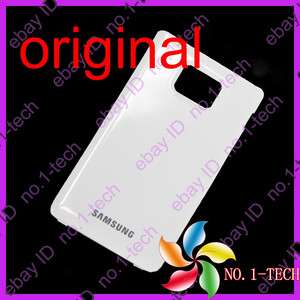 Original Battery Back cover case for Samsung Galaxy S 2 II i9100 white 