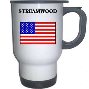  US Flag   Streamwood, Illinois (IL) White Stainless Steel 