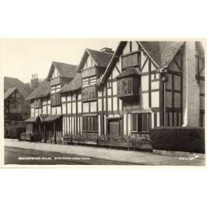   Vintage Postcard Shakespeares House Stratford on Avon England UK