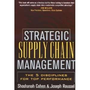  Strategic Supply Chain Management [Hardcover] Shoshanah 