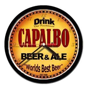  CAPALBO beer and ale cerveza wall clock: Everything Else
