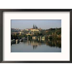  Prague Castle and Strahov Monastery Reflecting on Vltava 