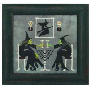  Martini Witches   Cross Stitch Pattern: Arts, Crafts 