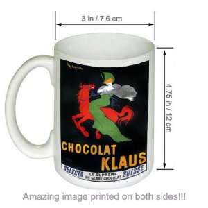  Chocolat Klaus Cappiello Vintage Ad COFFEE MUG: Kitchen 