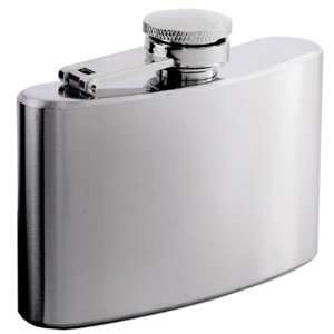   Stainless Steel Pocket Flask with Captive Top: Kitchen & Dining