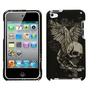   Cover for iPod Touch 4th Generation   Skull/Wings Design: Electronics