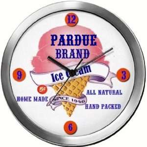  PARDUE 14 Inch Ice Cream Metal Clock Quartz Movement 