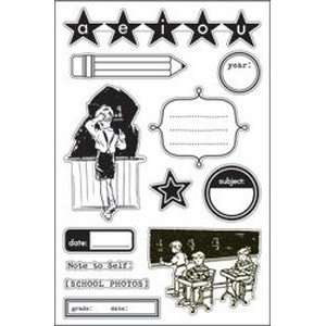  Report Card Clear Stamps 4X6 Sheet : Home & Kitchen