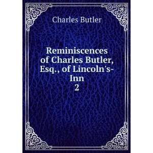   of Charles Butler . 2: Samuel Parr Charles Butler : Books