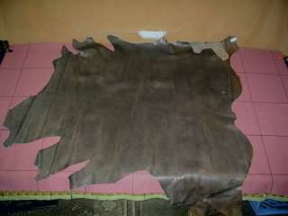 Gray Elephant Print Calf Hide Leather Skin B71A  