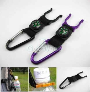 Camping Backpack Drink Carabiner Hiking Clip Compass for Hiking 