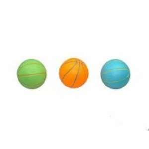 Basketball 3in Vinyl Dog Toy Assorted Styles and Colors Each:  