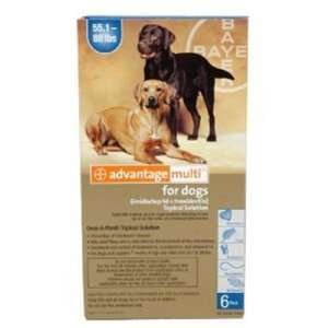  Advantage Multi Topical Solution for Dogs 55.1 88 lbs   6 