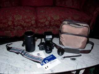 Kalimar 35MM SLR Super II Camera, Lens, Bag + More  
