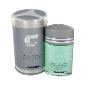 Carrera by Muelhens for Men   3 Pc Gift Set 3.4oz EDT Spray, 6.8oz 