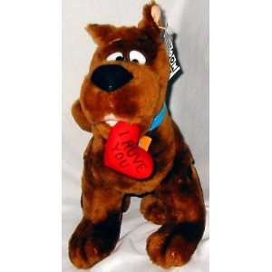    12 Scooby Doo Plush with I Ruve You Heart in Mouth Toys & Games