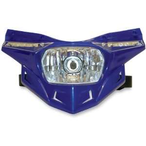  UFO Plastics Stealth Headlight   Lower/Blue PF01714 089 