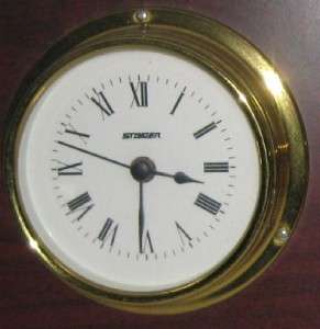 Staiger Clock & Barometer made in England wall hang nautical type boat 