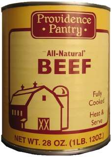 Real Canned Beef, Chicken and Hamburger Providence Pantry Variety Pk 