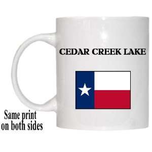  US State Flag   CEDAR CREEK LAKE, Texas (TX) Mug 