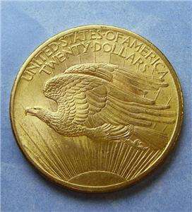 1908 St. Gaudens $20 Double Eagle 1 Ounce Gold Coin  