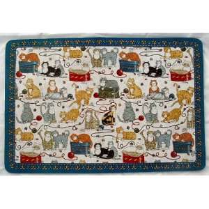  Cat Cushioned Comfort Anti Fatigue Padded Throw Area Rug 