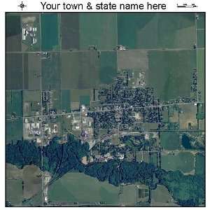  Aerial Photography Map of White Pigeon, Michigan 2010 MI 