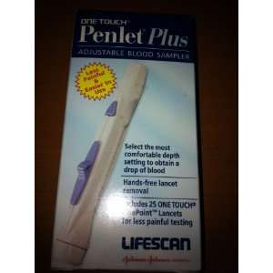    One touch Penlet Plus adjustable blood sampler 