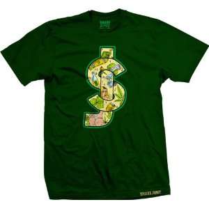  Shake Junt T Shirt: Damone [X Large] Green: Sports 