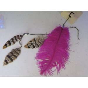  New Fashion Feather Hair Extension Extension Pink Color 