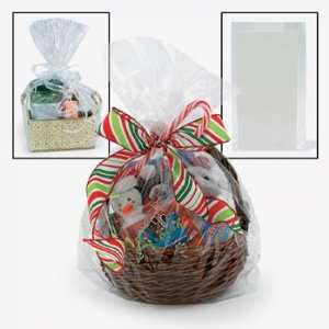   Clear Basket Bags   Party Favor & Goody Bags & Cellophane Treat Bags