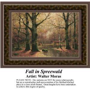  Herbst im Spreewald, Cross Stitch Pattern PDF Download 