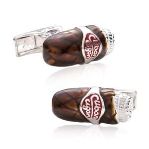  Brown Cigar Cufflinks CLI RR 276 Jewelry